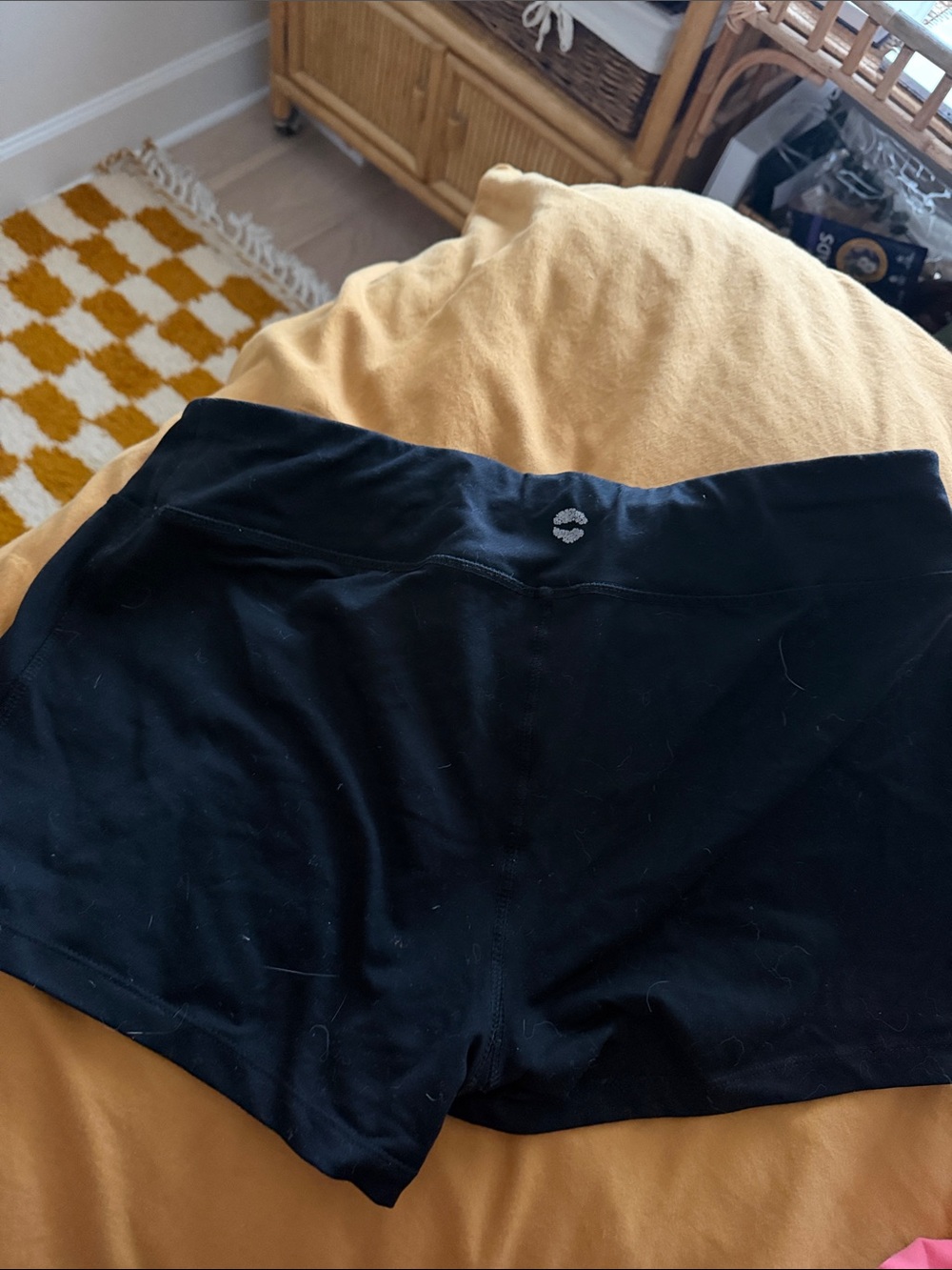 Black Women's Stretch Avia Shorts